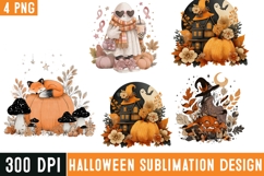 Halloween Sublimation Design,Halloween png,Halloween clipart Product Image 1
