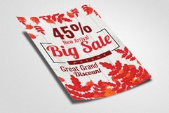 Autumn / Fall Season Big Sale Flyer Template Product Image 2