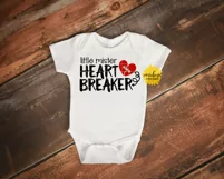 Little Mister Heart Breaker | Valentine's Day SVG DXF PNG Product Image 2