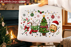 Cute Christmas Friends Sublimation PNG,Trending Christmas Product Image 1