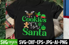Cookie For Santa SVG Cut File, Cookie For Santa SVG Design Product Image 2