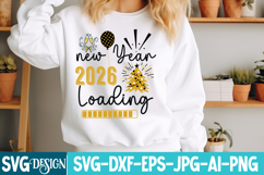 New Year 2026 Loading SVG Design,New Year svg Design Product Image 1