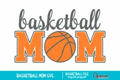 Basketball Mom Svg | Basketball Svg | Basketball Cut File Product Image 1