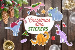 Christmas dino - stickers Product Image 1