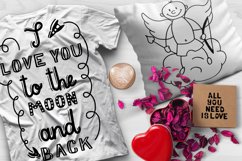 Valentine's Day | Lettering & Cupid Product Image 2