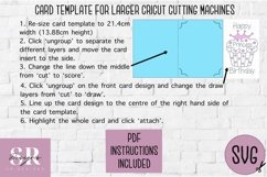 Birthday card insert design| Paper cutting | Cricut Joy svg Product Image 6