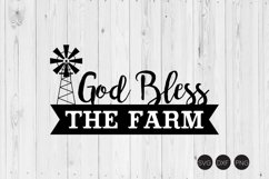 God Bless The Farm SVG, Farm SVG, DXF, PNG Cut File Product Image 1