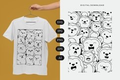 Monkey Doodle T-shirt | SVG Product Image 1