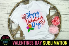 Happy Valentines Day Sublimation I Romantic Sublimation Product Image 1