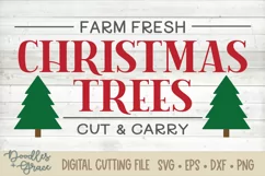 Farm Fresh Christmas Trees SVG - Christmas SVG - SVG - PNG - Product Image 2
