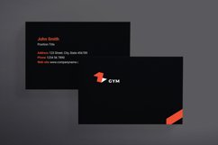 Gym Training Business Card Product Image 2
