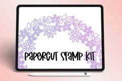 Papercut Stamp Kit - 5 Brushes - Procreate Brush Product Image 1