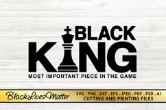 Black King SVG PNG EPS DXF Black Lives Matter SVG Product Image 1
