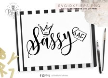 Sassy AF SVG | Funny SVG Cut File Product Image 4