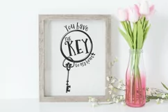 You Hold the Key to My Heart SVG | Love SVG Cut Files Product Image 2
