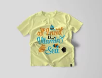 All I need is vitamin Sea SVG PNG EPS DXF Product Image 3