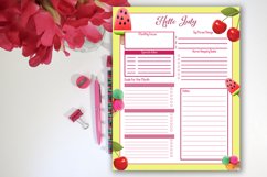 Monthly Planner, Hello July, Monthly Organizer, BLACK FRIDAY Product Image 2