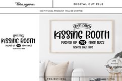 Kissing Booth SVG | Rustic Romantic sign | valentine Product Image 1