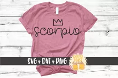 Scorpio - October November Birthday - Zodiac SVG PNG DXF Product Image 1