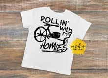 ROLLIN WITH MY HOMIES SVG DXF PNG Product Image 2