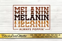 Melanin SVG PNG EPS DXF Files for Cutting and Printing Product Image 6