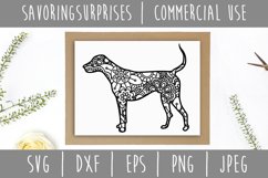 Dog Mandala Zentangle SVG, DXF, EPS, PNG, JPEG Product Image 2