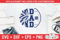 Cheer Dad SVG | Football Dad SVG | Shirt Design Product Image 1