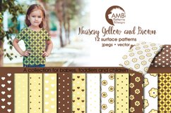 Yellow and Brown Patterns, Yellow and Brown Papers, AMB-839 Product Image 1