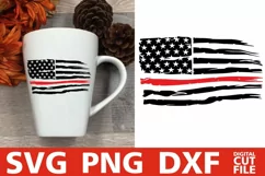 Distresses Flag svg, 4th of July svg, 50 stars, Patriotic Product Image 1