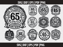 Birthday label SVG Cricut Cut File Product Image 2