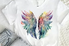 Watercolor Angel's Wings PNG Clipart Product Image 3