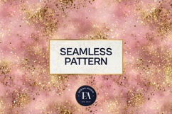 Pink Gold Shimmer Digital Paper, Glitter Texture Product Image 3