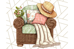 Coastal Cottagecore Summer Clipart PNG, Beachy Calm Vibes Product Image 2