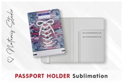 2 Sneaker patterns - Passport Holder sublimation. Product Image 2