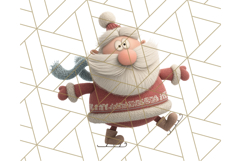 Santa Claus Clipart, North Pole Holiday PNG Graphics Product Image 2