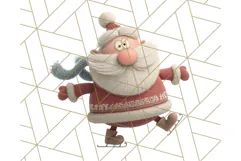 Santa Claus Clipart, North Pole Holiday PNG Graphics Product Image 2