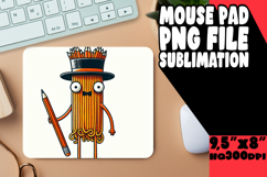 Bright MOUSE PAD Artistic PNG, Monster Product Image 1