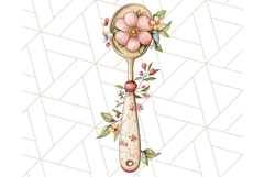 Cottagecore Kitchen Clipart, Vintage Country Floral Kitchen Product Image 5