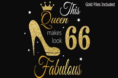66th birthday svg, Queen Birthday 66th Svg, 66th Birthday sv Product Image 1