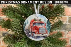 Christmas Ornament Sublimation PNG Design Product Image 1