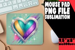 ENCHANTED desk pad PNG Design, Heart Product Image 1