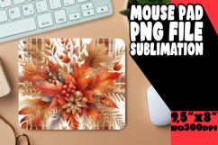 ENCHANTED mouse PAD Fun Sublimation, Autumn Flower Product Image 1