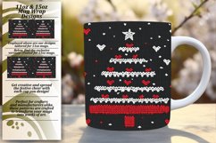 Joyful 11oz Mug Wrap Png Artwork , Holiday Product Image 1