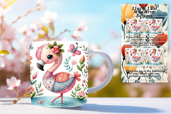 Bright 15oz Mug Wrap Png Design , Animals Product Image 1