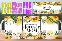 Whimsical charm 11oz 15oz mug wrap, Mother's Day Product Image 1