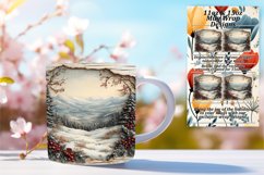 Enchanting 11oz Mug Wrap Png Design , Christmas Product Image 1