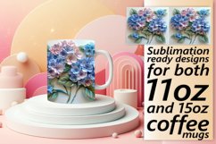Delicate Blooming Spring Petal Flower 3D Design 11oz 15oz Product Image 1