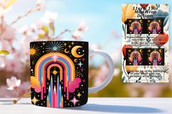 Midnight Radiant Rainbow: Rainbow Sublimation Mug Creations Product Image 1
