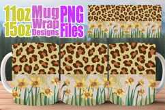 Happy moments 11oz 15oz sublimation wrap, Leopard Prints Product Image 1