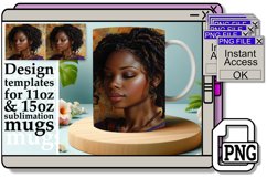 Cultural Elegance: Sublimation Mug Wrap Product Image 1